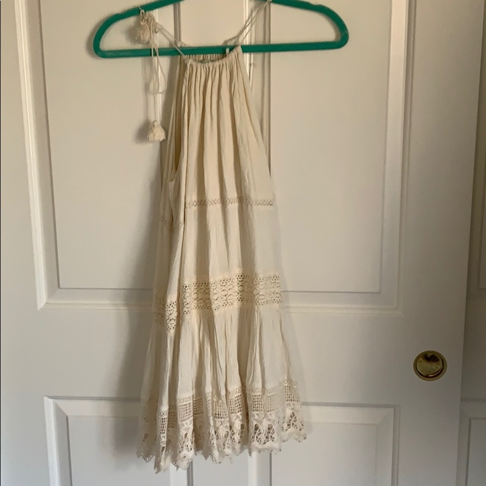 Urban Outfitters Cream Lacey Dress